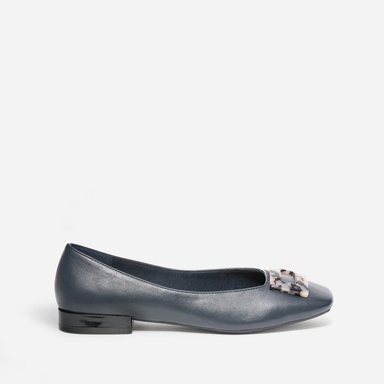 Ballerine marine décor écailles