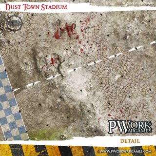 Neoprene Mat: Dust Town Stadium 2,4` × 3' (73x92cm)