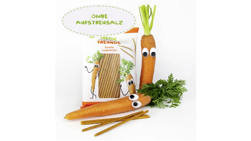 Freche Freunde Bio Freche Laugensticks Karotte 75 g