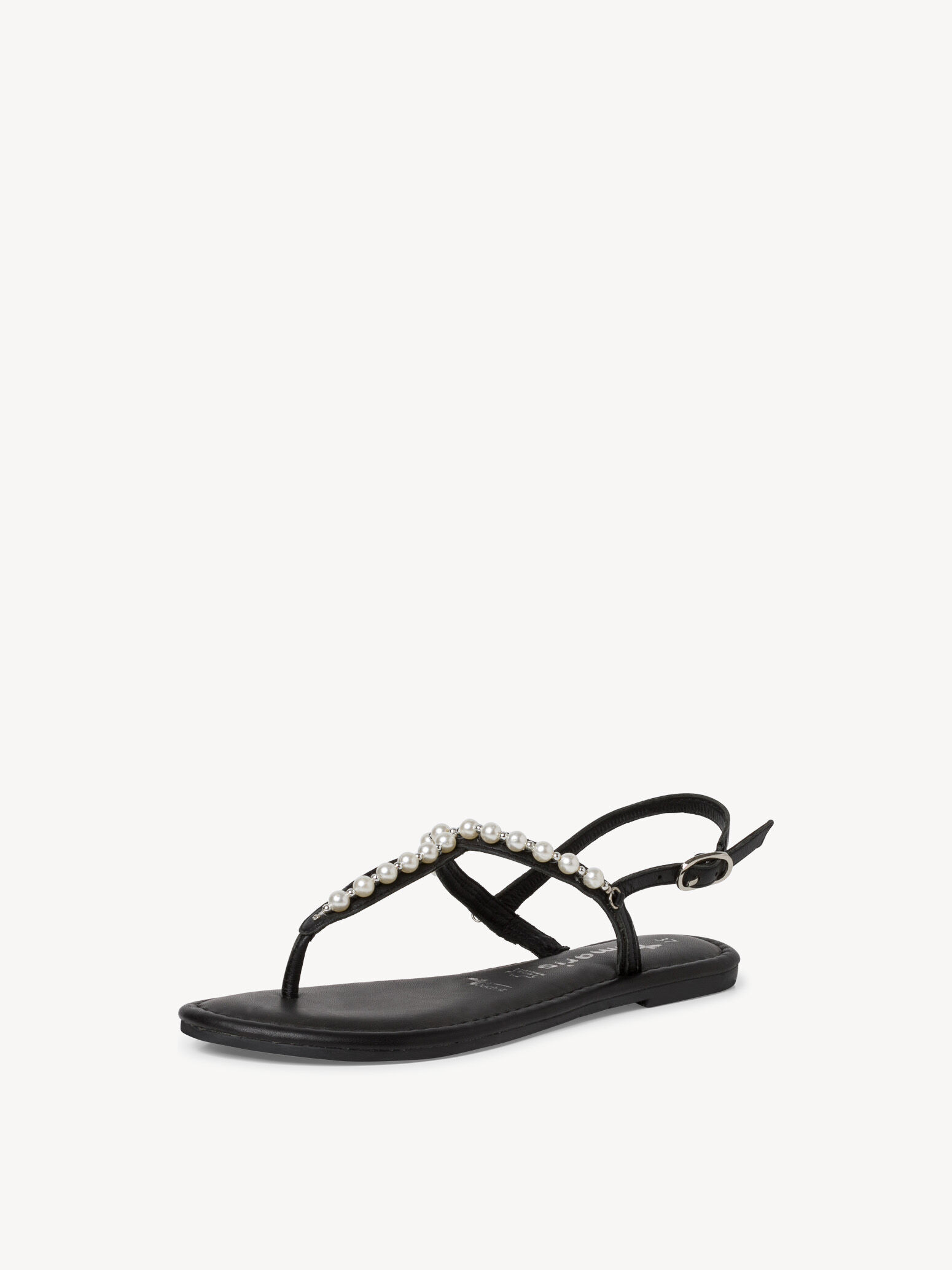 Sandale en cuir - noir