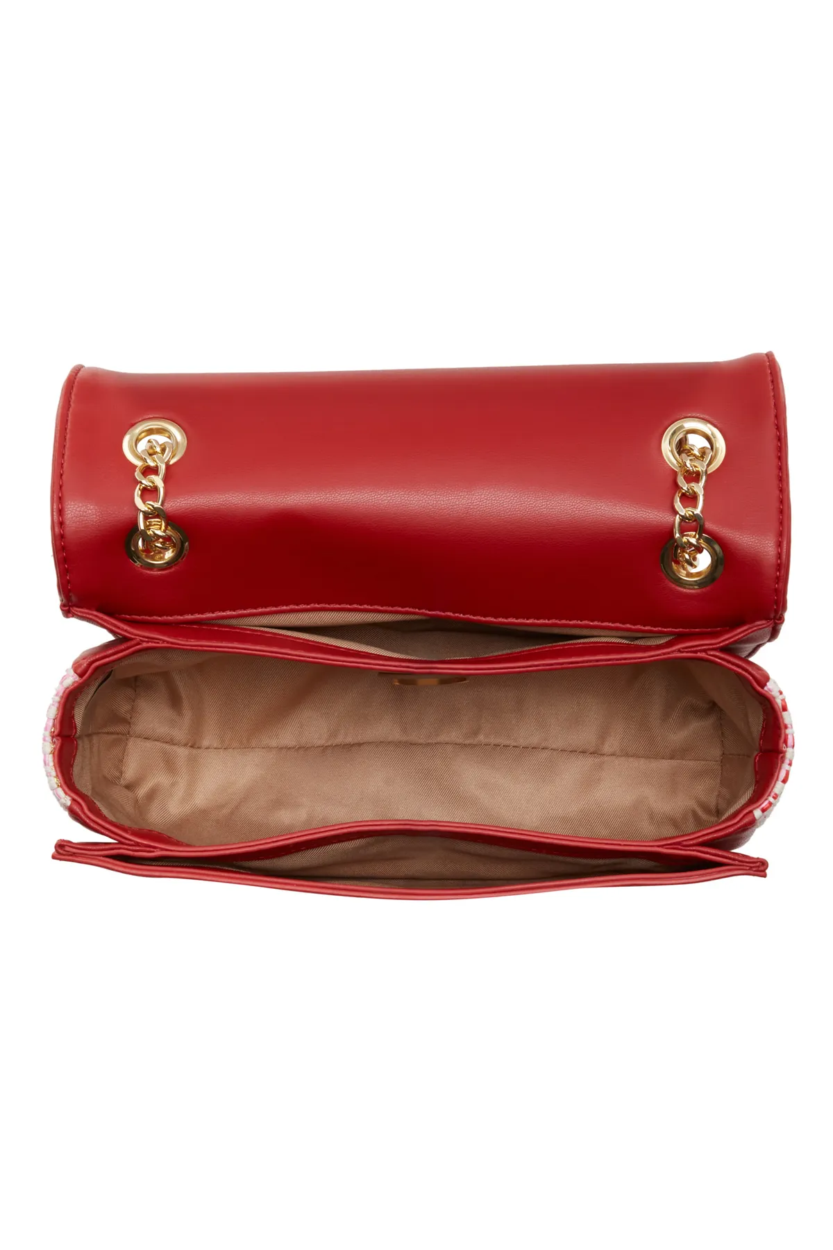 1'ASLAN  Love Moschino Damen Schultertasche Rot Jc4242pp0ikc150a