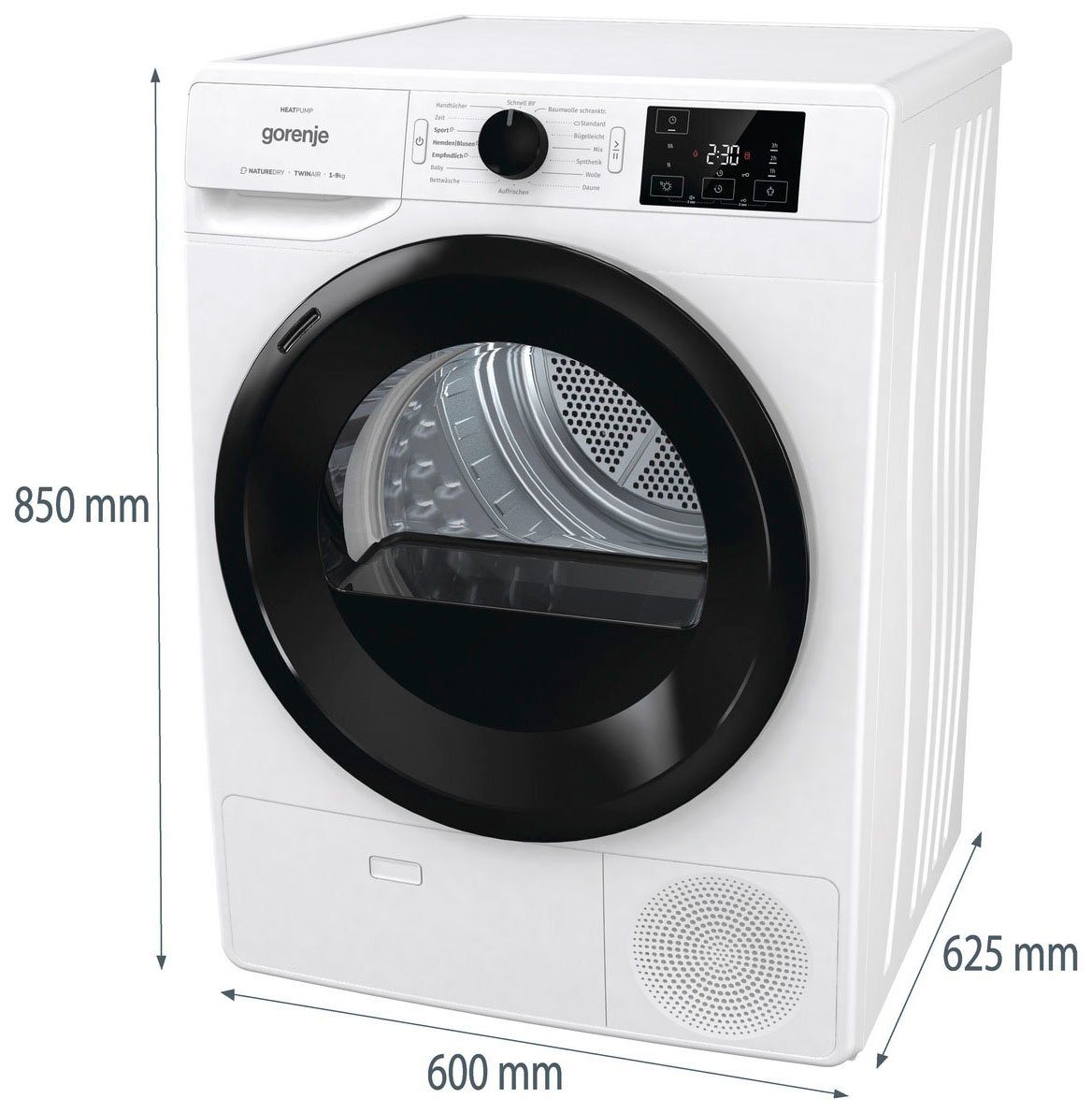 GORENJE Wärmepumpentrockner DNE 92/GN, 9 kg