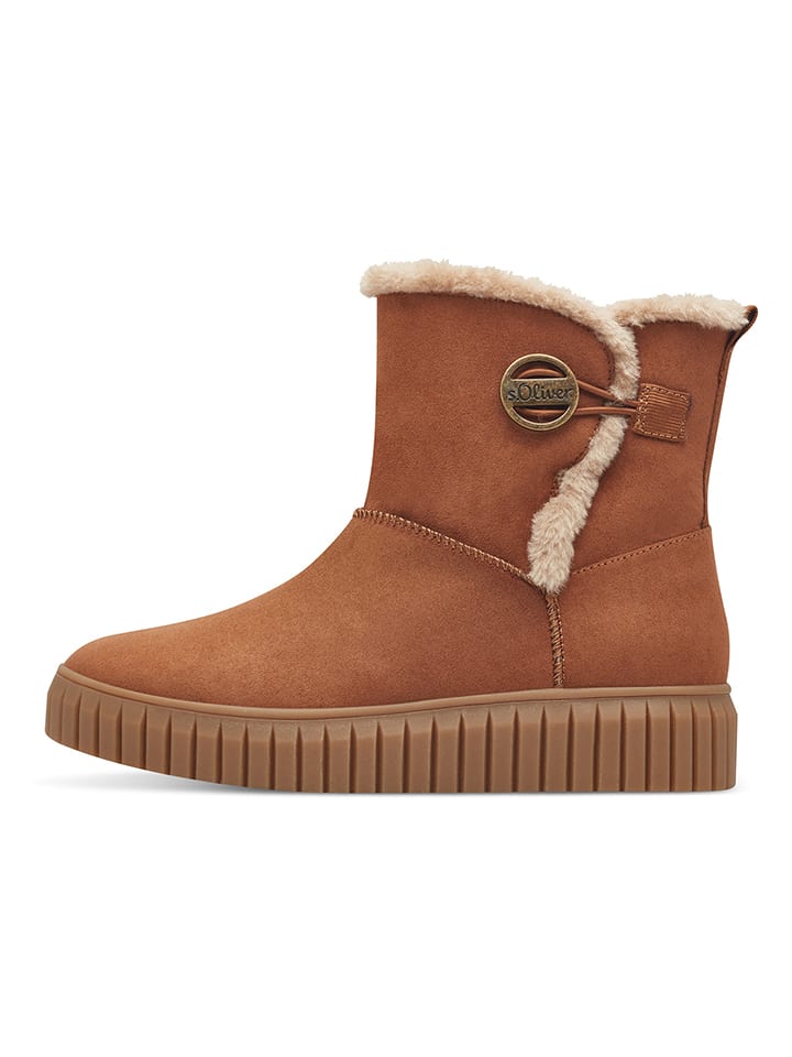 s.Oliver Boots in Hellbraun günstig kaufen