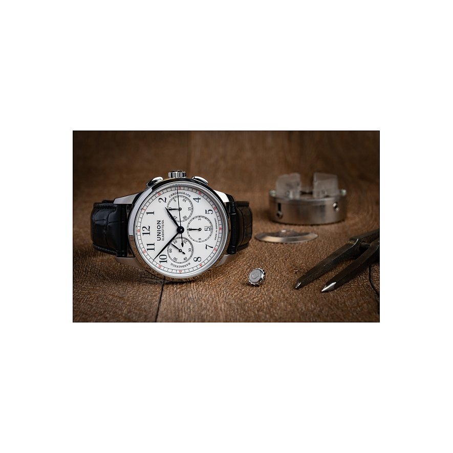 Union Glashütte Chronograph 1893 Johannes Dürrstein Edition Mondphase