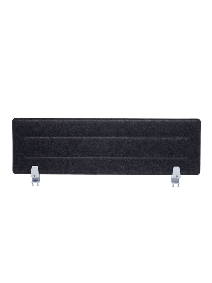 MCW Tischtrennwand G76, 100x30cm schwarz günstig kaufen onesize