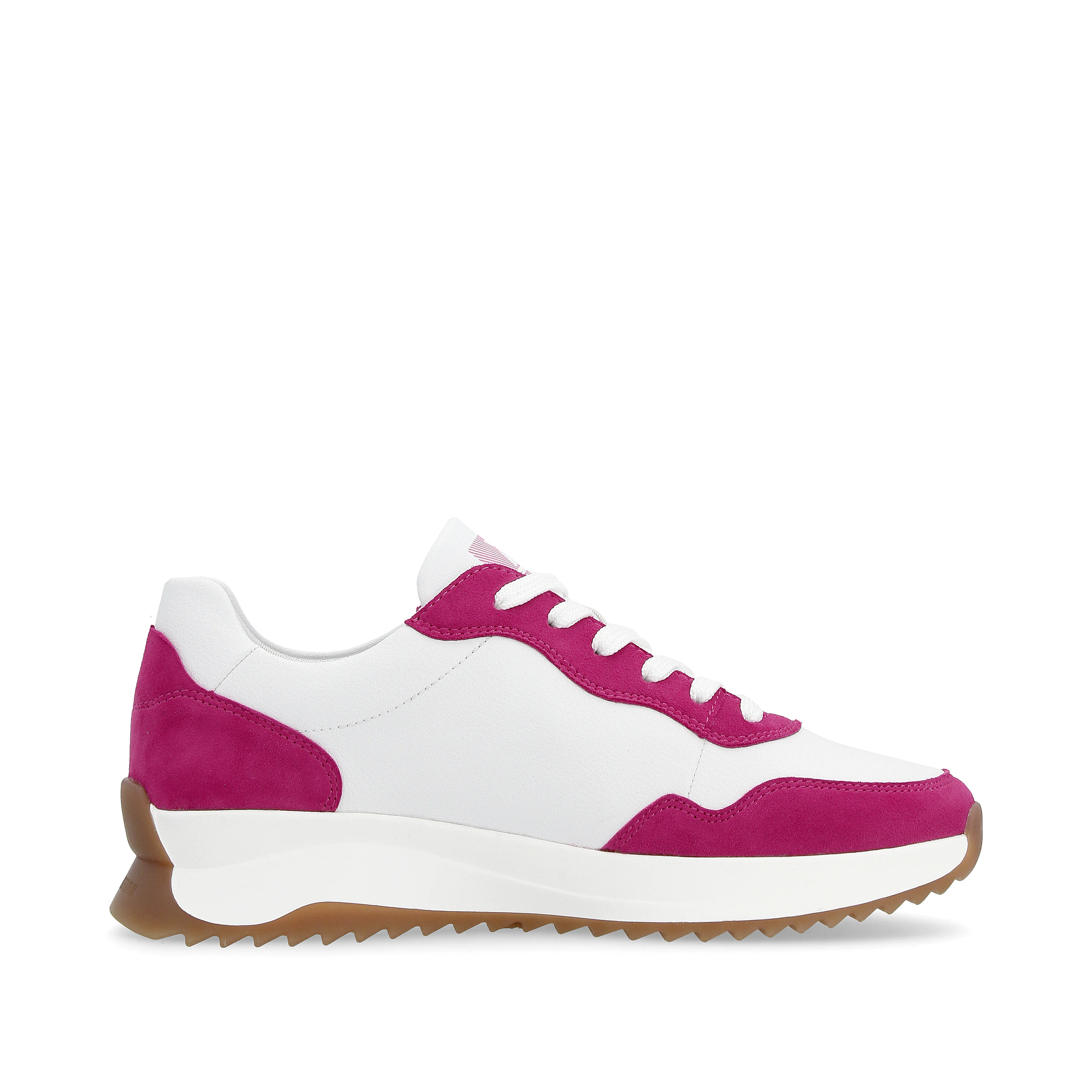 Rieker Damen Sneaker Low clear-white fuchsia