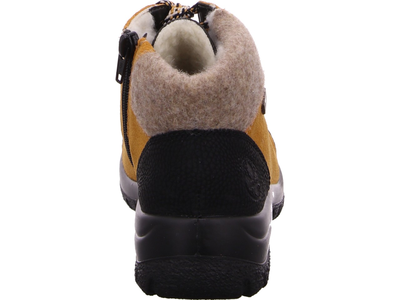 RIEKER Schnür-Stiefeletten gelb