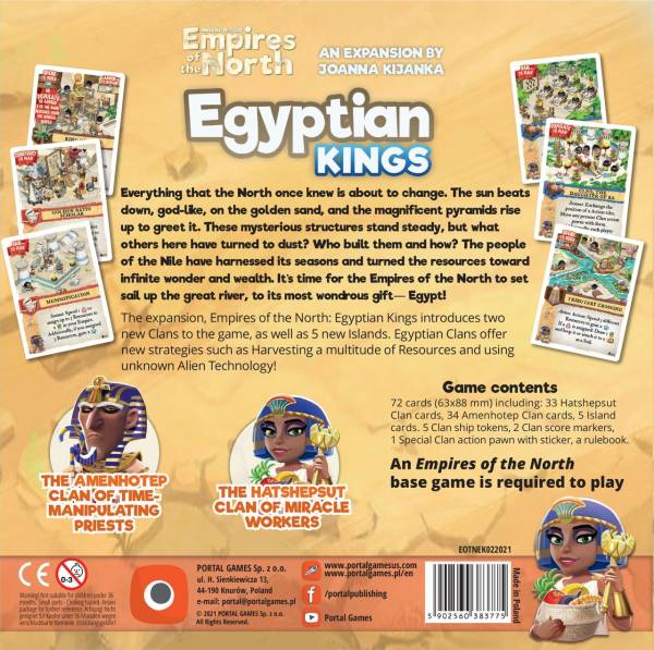 Empires of the North: Egyptian Kings (Exp.) (engl.)