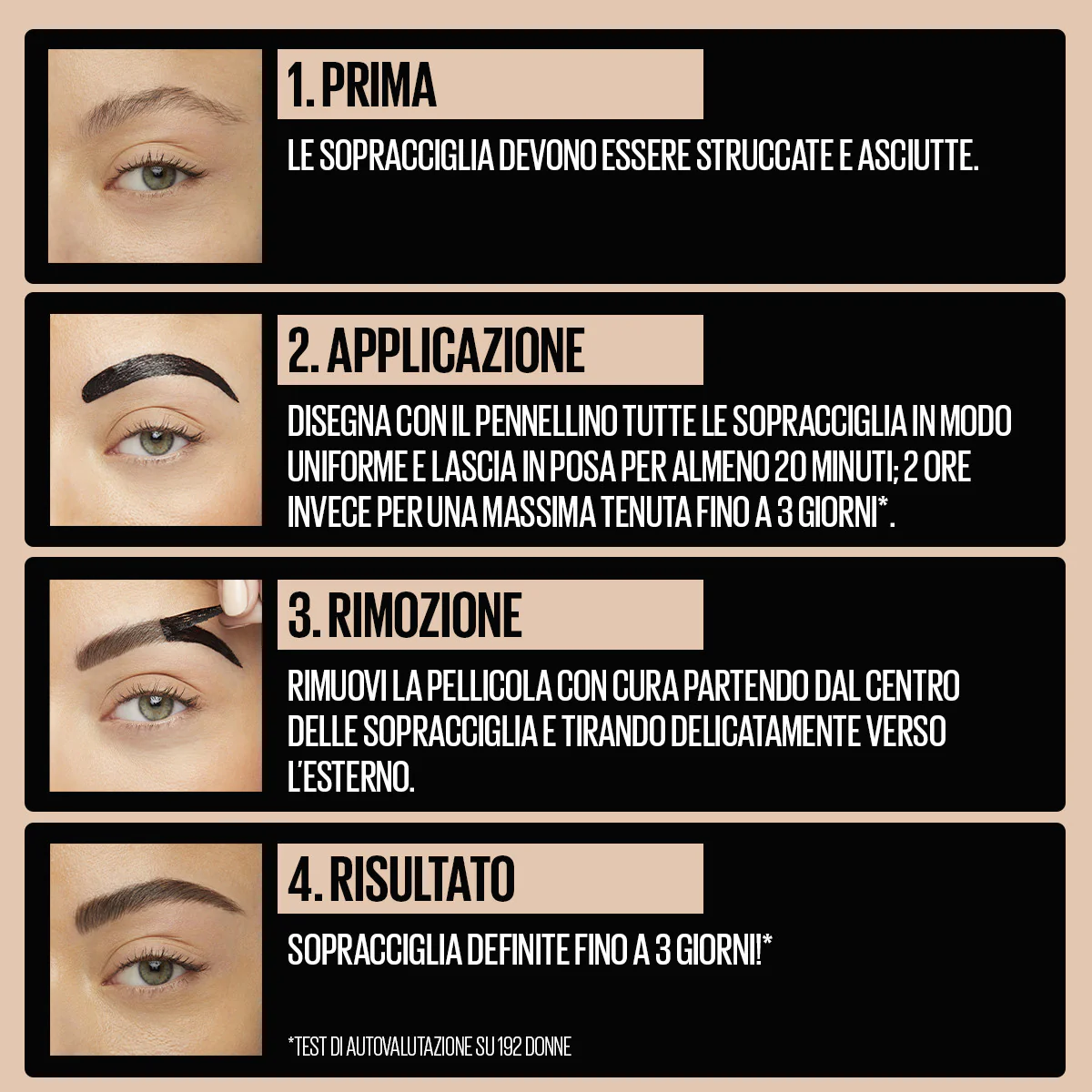 Occhi Tattoo Brow Peel-Off - Gel e mascara sopracciglia