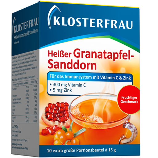 KLOSTERFRAU Broncholind heißer Granatapfel-Sandd.  10X15 g  Granulat