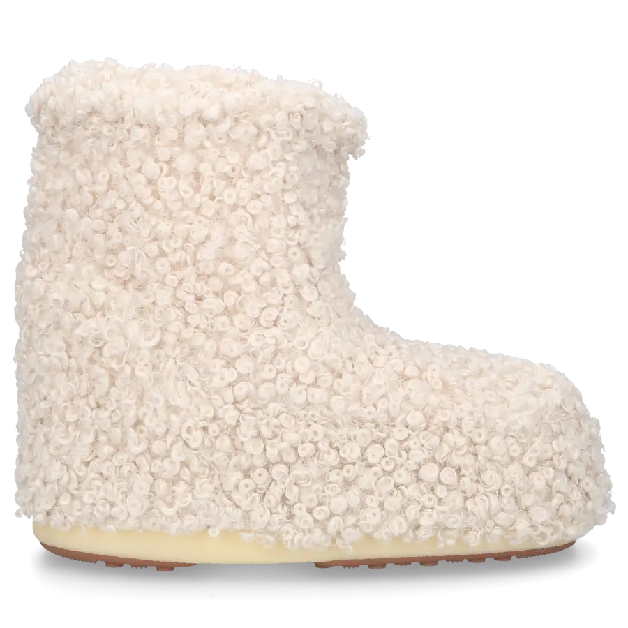 MOON BOOT - Snowboots ICON LOW Kunstfell - beige