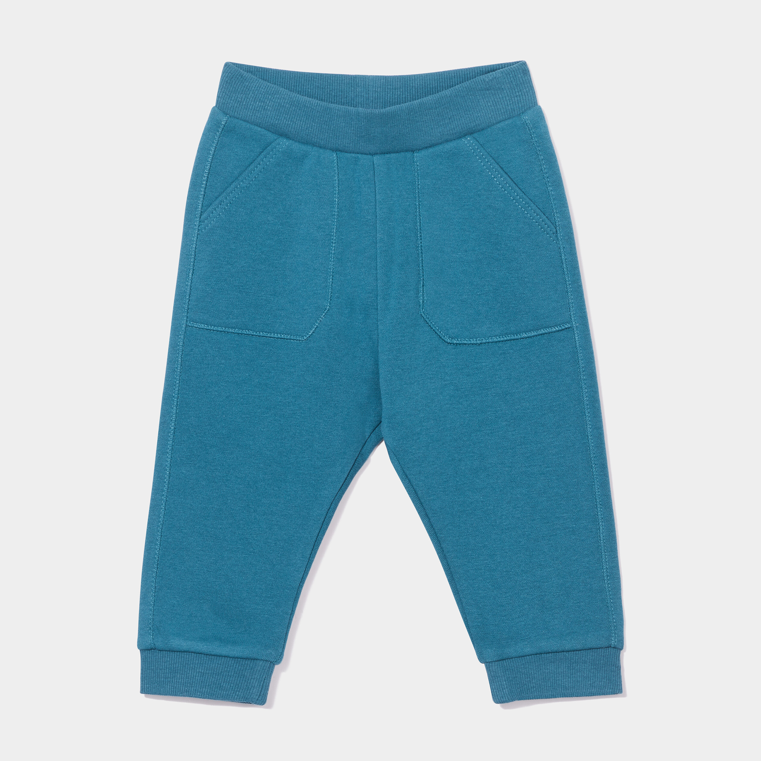 Pantalon de jogging à poches vert canard bébé garçon | La Halle