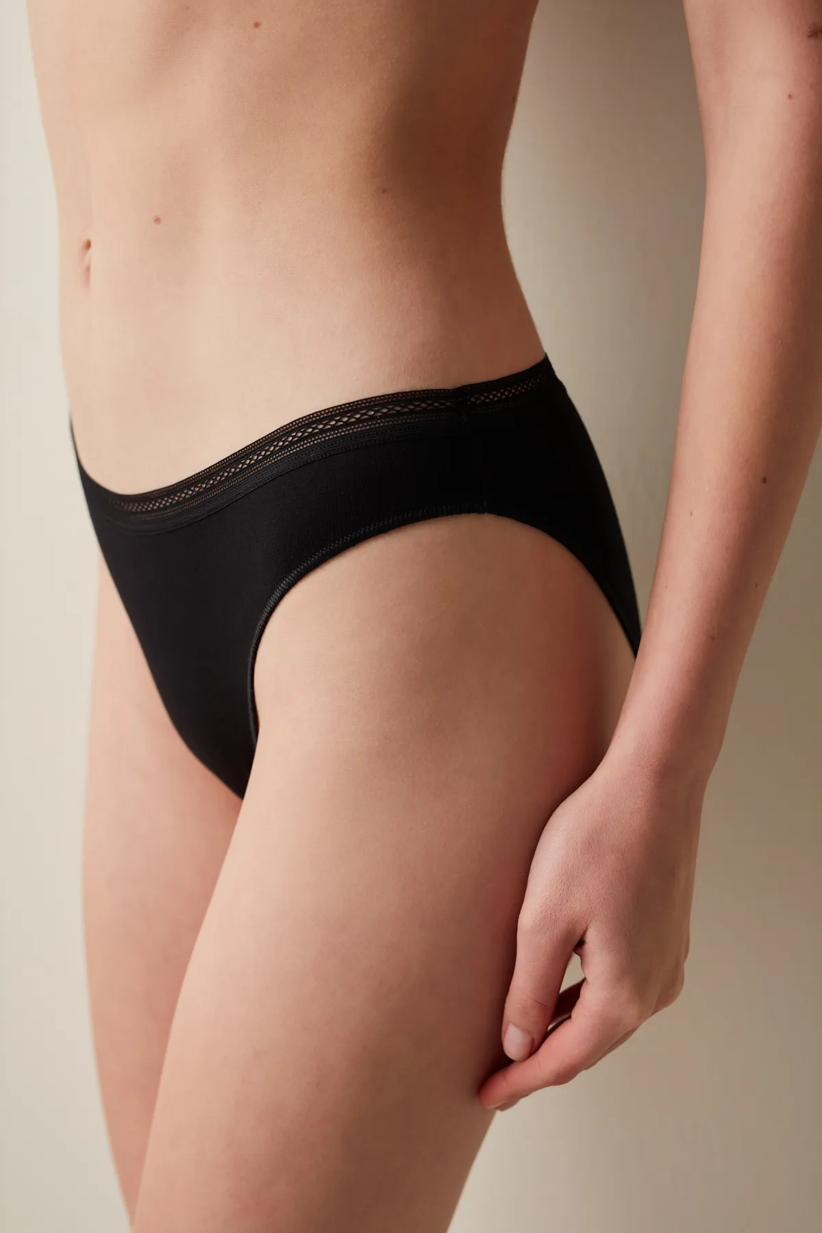 Penti  Easy Slip mit Baumwollbesatz