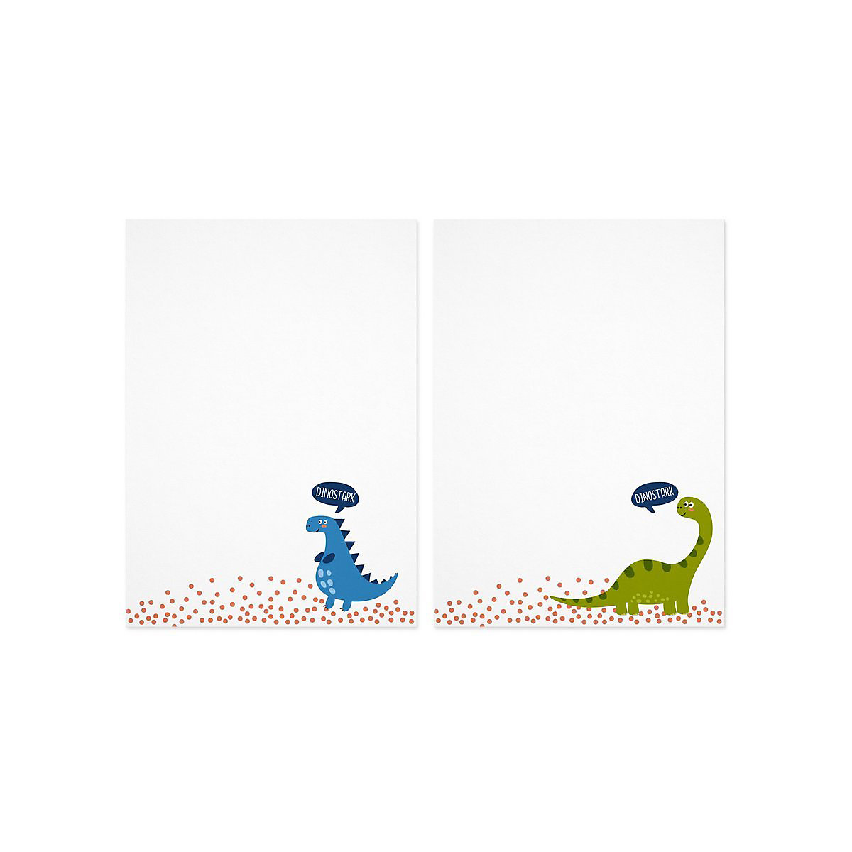Notizblock-Set Dinosaurier A6, 2 Stück