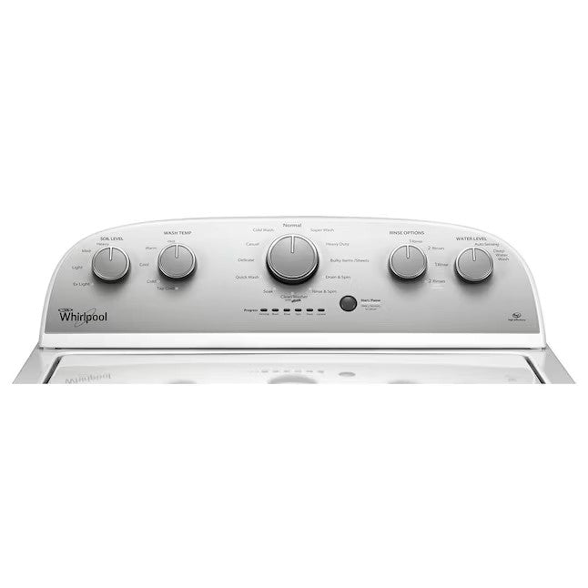 Whirlpool 3.5-cu ft High Efficiency Agitator Top-Load Washer (White)