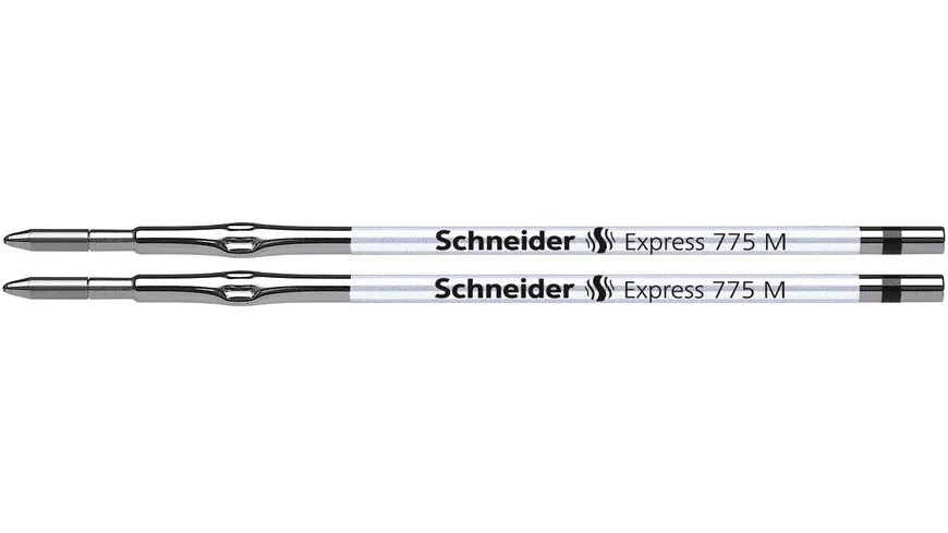 Schneider Kugelschreibermine 775 M 2 Stück schwarz