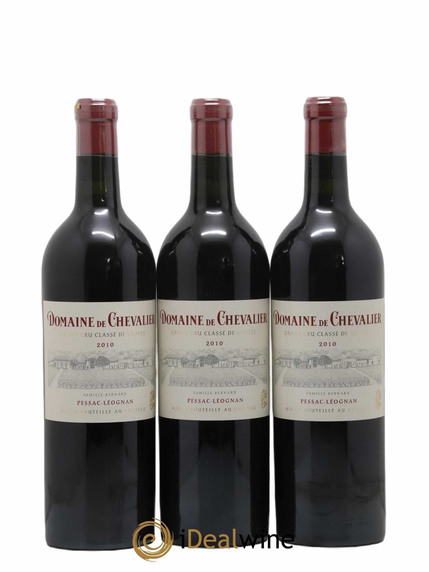Domaine de Chevalier Cru Classé de Graves  2010 - Lot de 6 Bouteilles