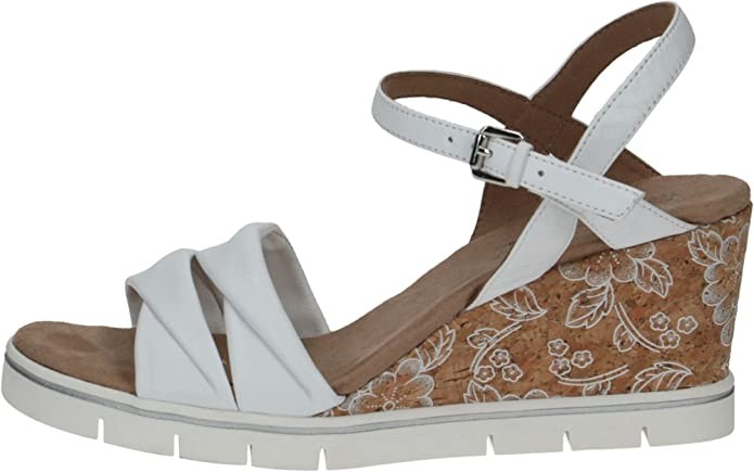 CAPRICE Klassische Sandalen weiss