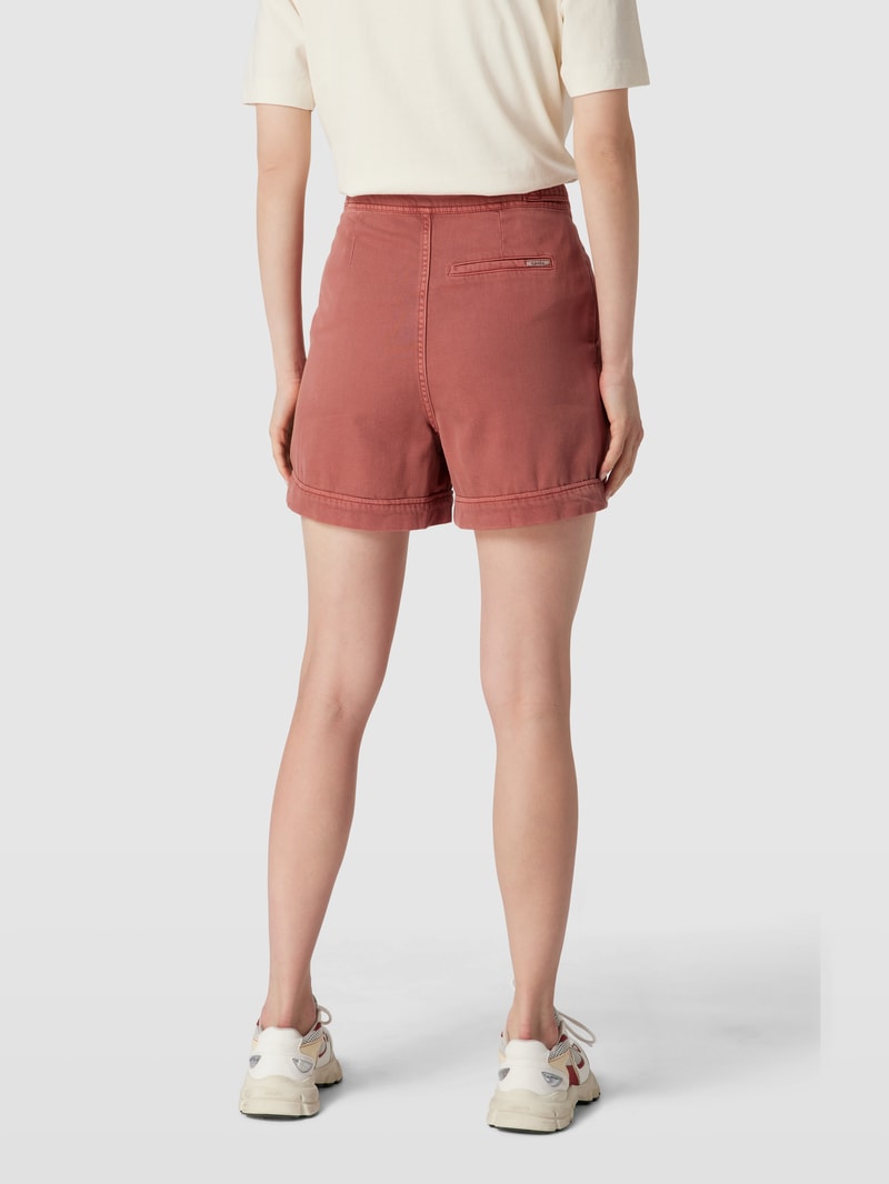 Shorts mit Eingrifftaschen in altrosa
