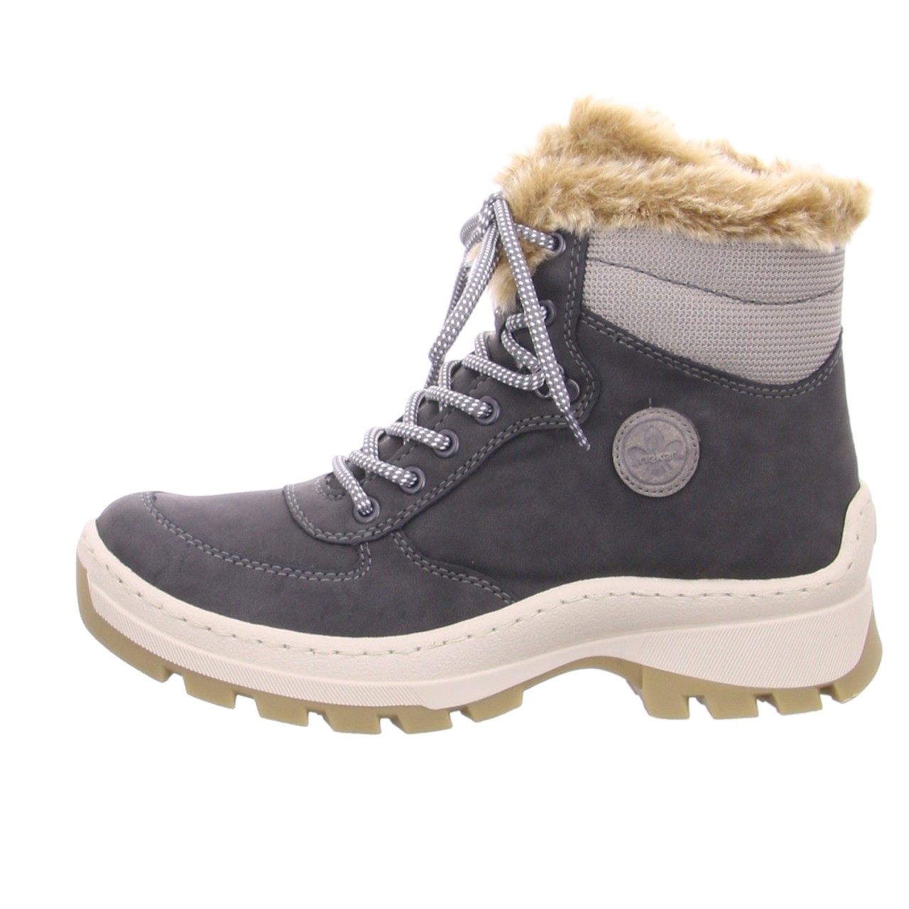 RIEKER Winterstiefel grau