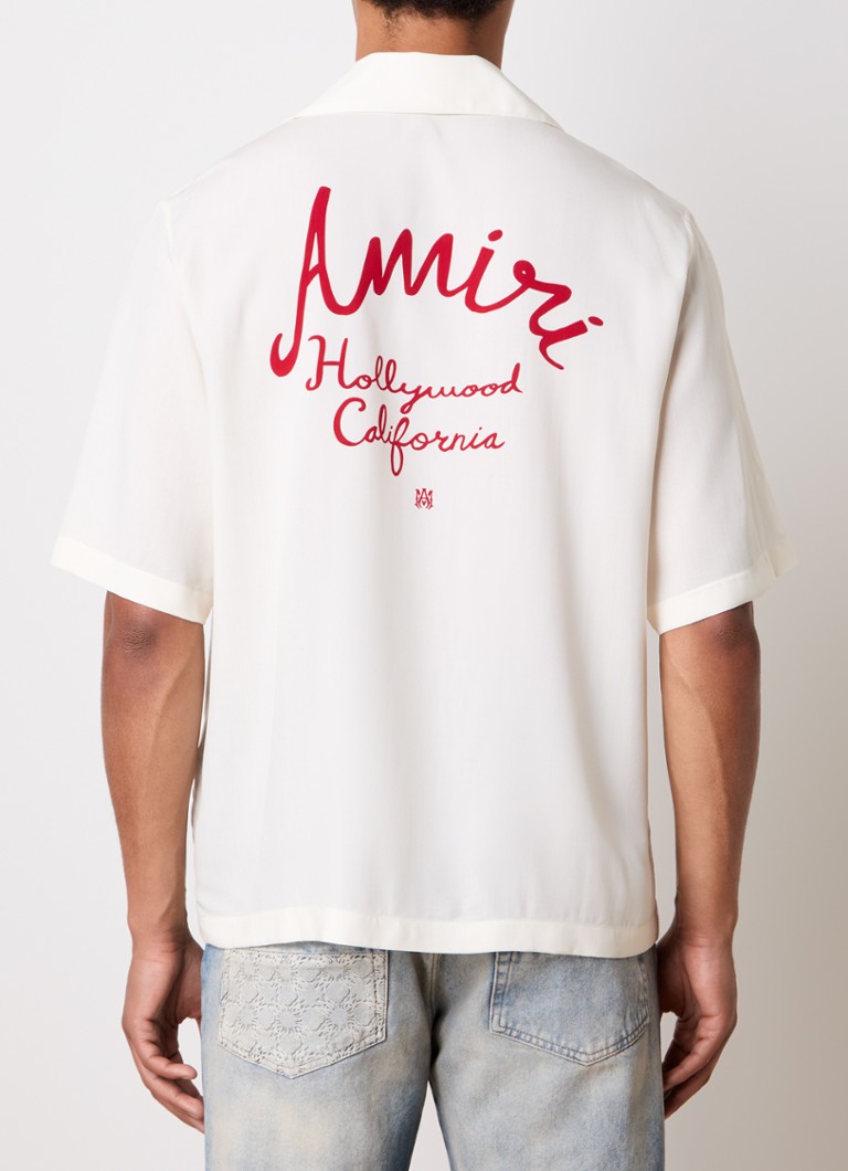 AMRI Regular fit krekls ar logotipu un apdruku aizmugurē