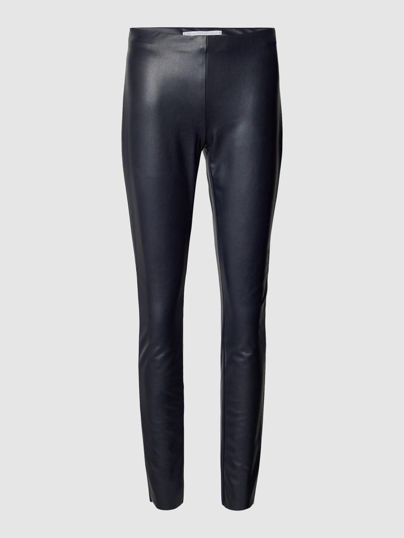 Leggings im unifarbenen Design Modell 'RESA' in marineblau