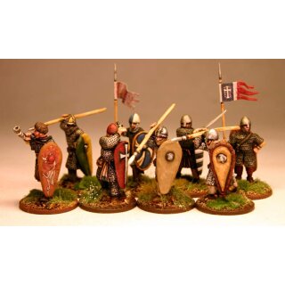 SAGA: Flemish Mercenaries (8) plus Rules Card