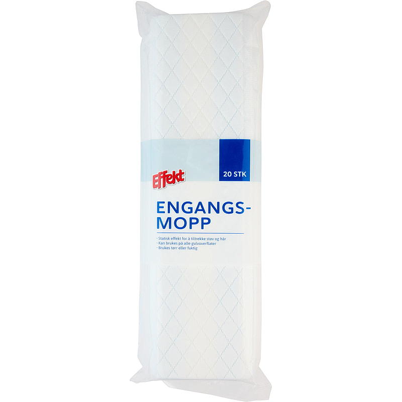 Effekt Engangsmopp 20-pk 43 cm statisk Effekt