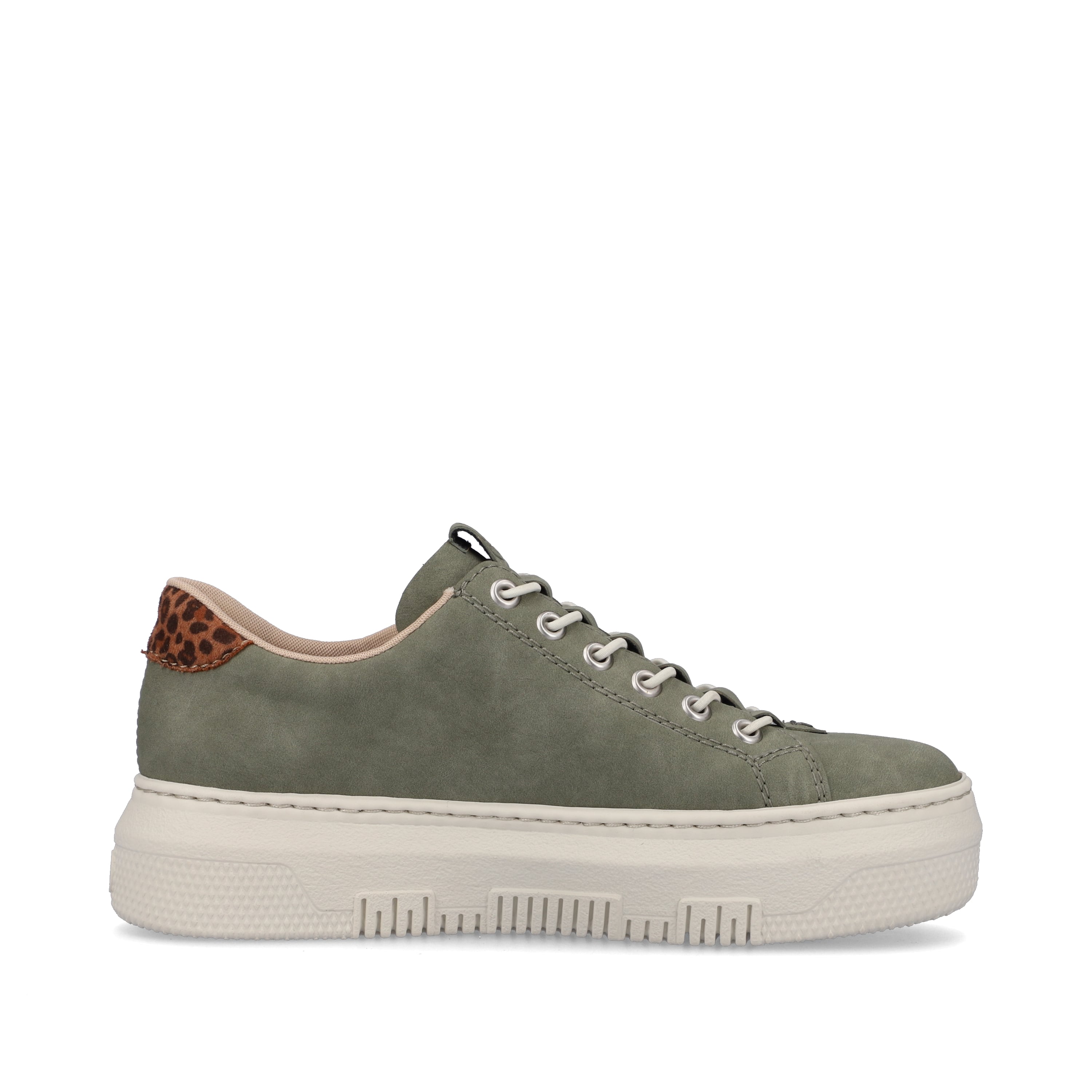 Rieker Damen Sneaker Low olivgrün