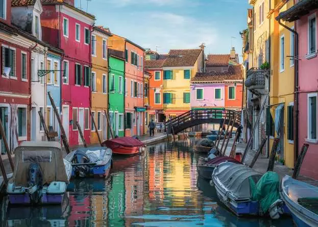 Puzzle 1000 Teile - Burano in Italien