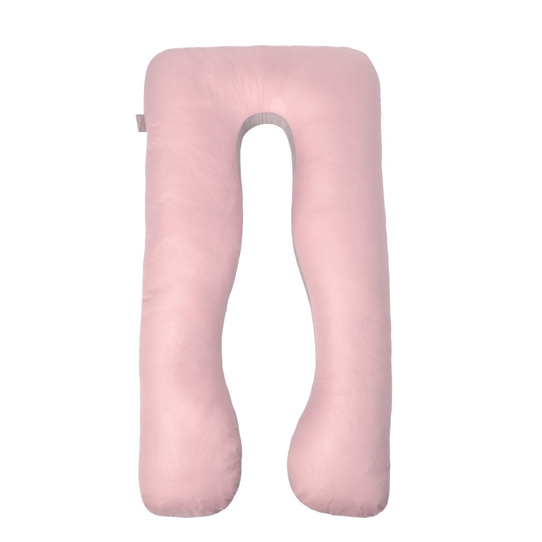 SEI Design Stillkissen Bodypillow - Körperkissen Puder/Taupe, 1 Stück inkl. Bezug, 1-tlg., Schwangerschaftskissen