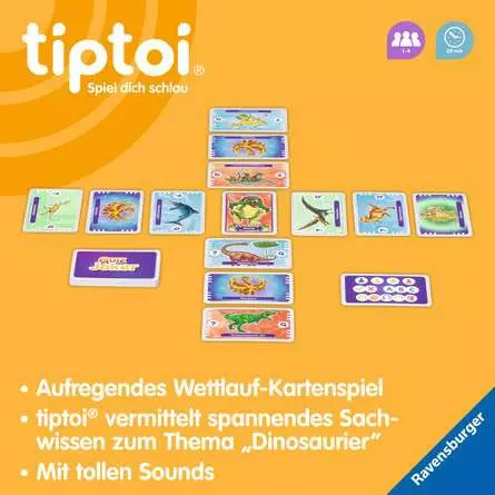 tiptoi® Quiz Dinosaurier - Lernspiel ab 6 Jahren