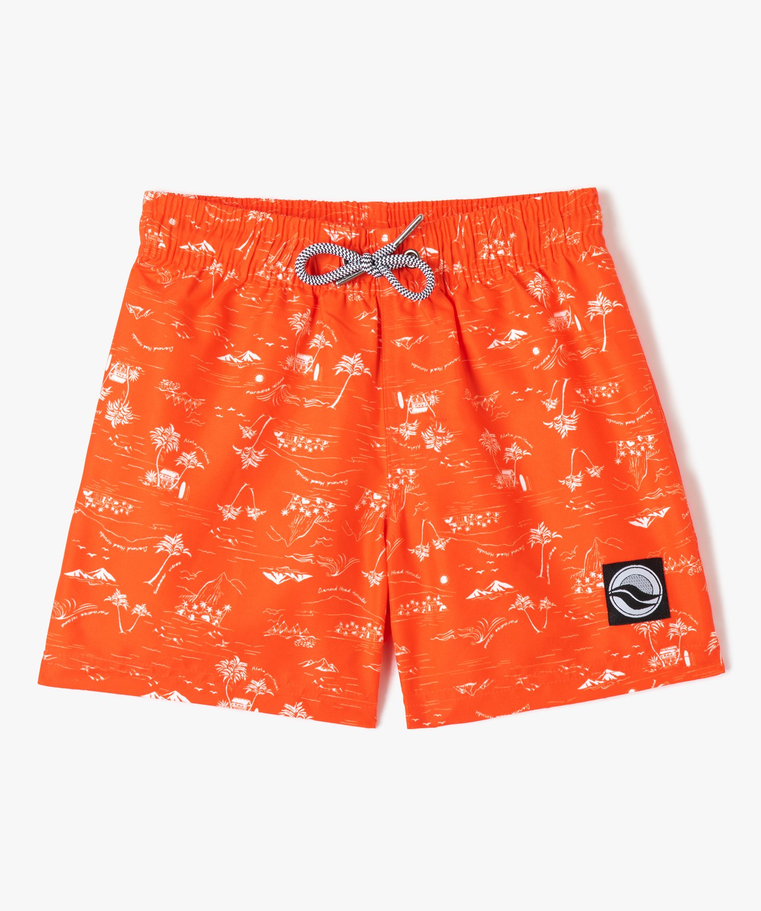 Short de bain Garçon à motifs exotiques imprime | GEMO