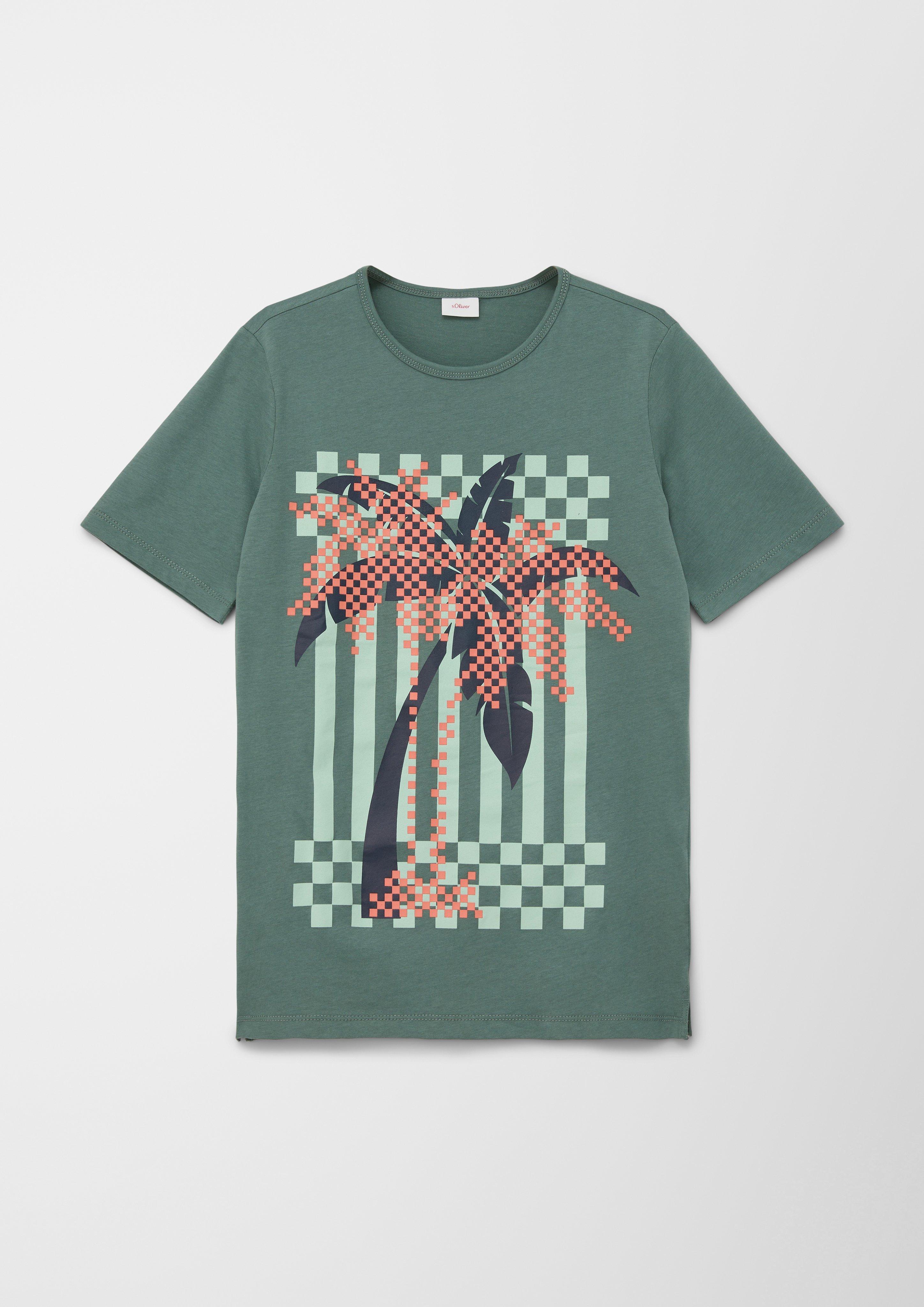 Jerseyshirt mit Frontprint  2130531-6714