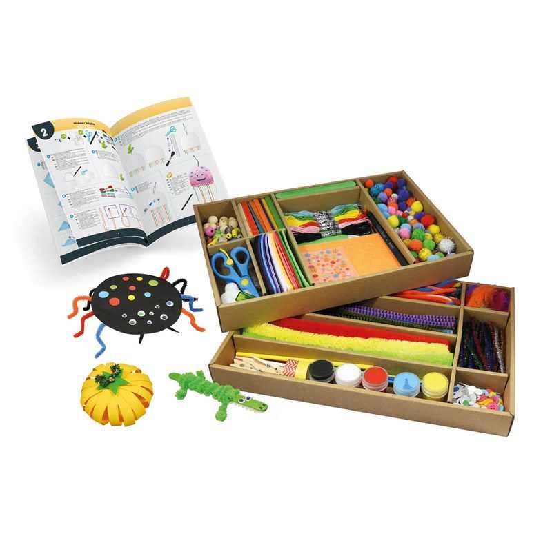 Mallette d'activités de loisirs créatifs, Buki