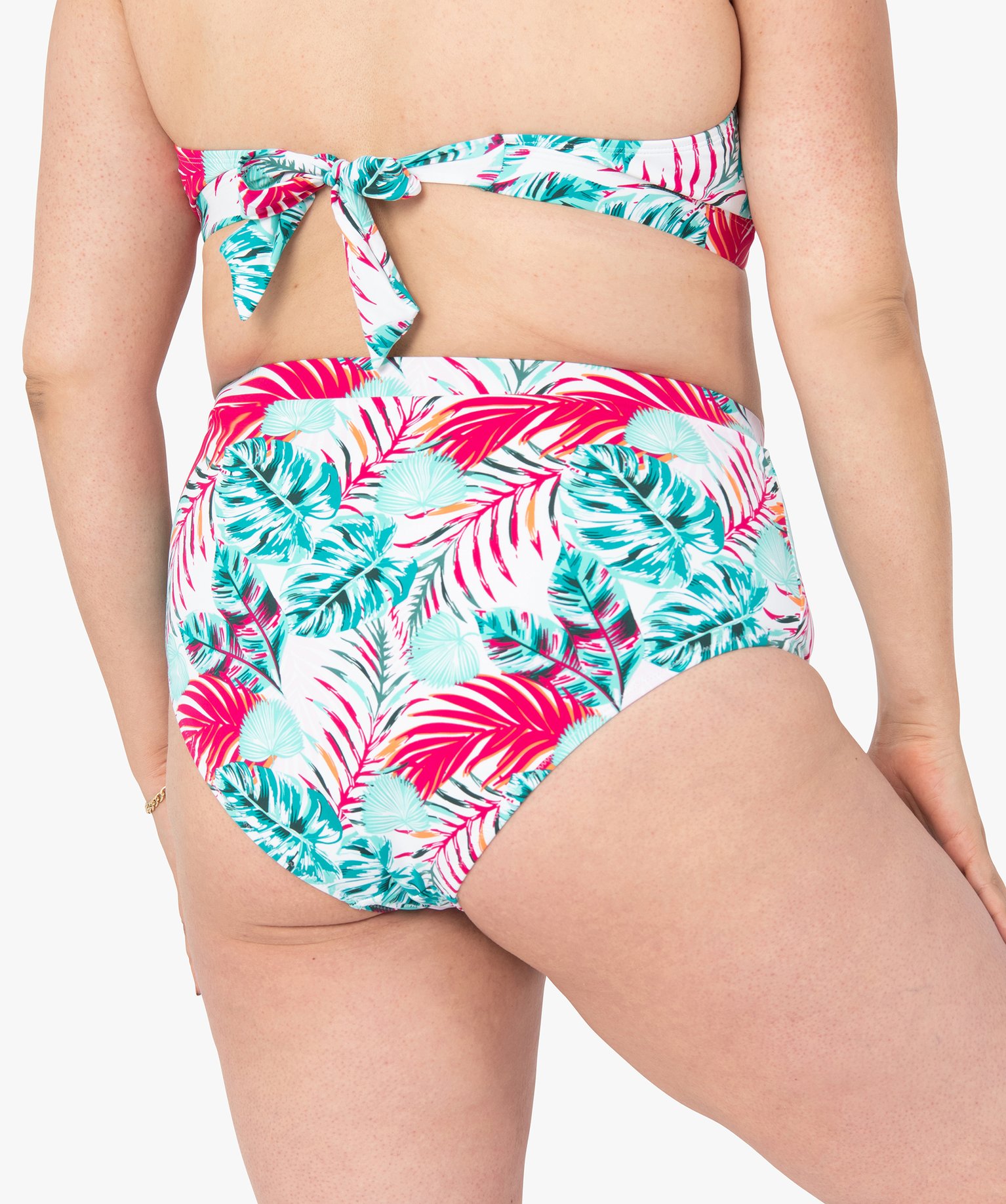 Bas de maillot de bain femme grande taille imprimé feuillage imprime | GEMO