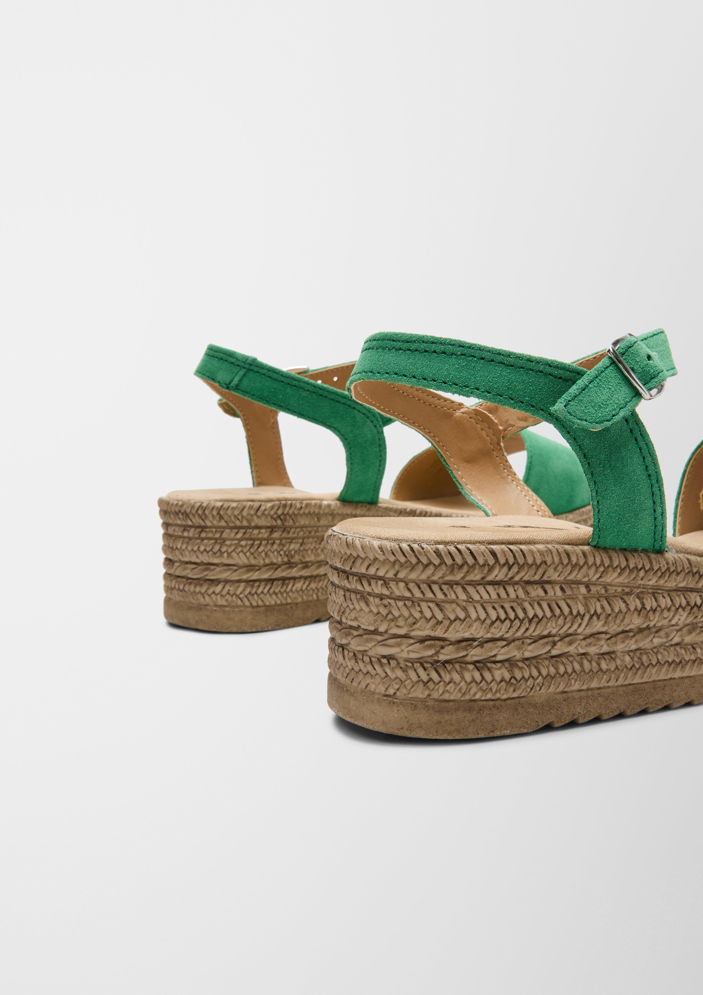 Plateau-Sandalen aus Leder  6007708-712