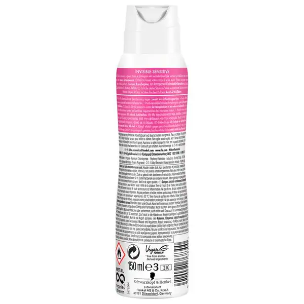 Fa Invisible Sensitive -antiperspiranttisuihke 150 ml
