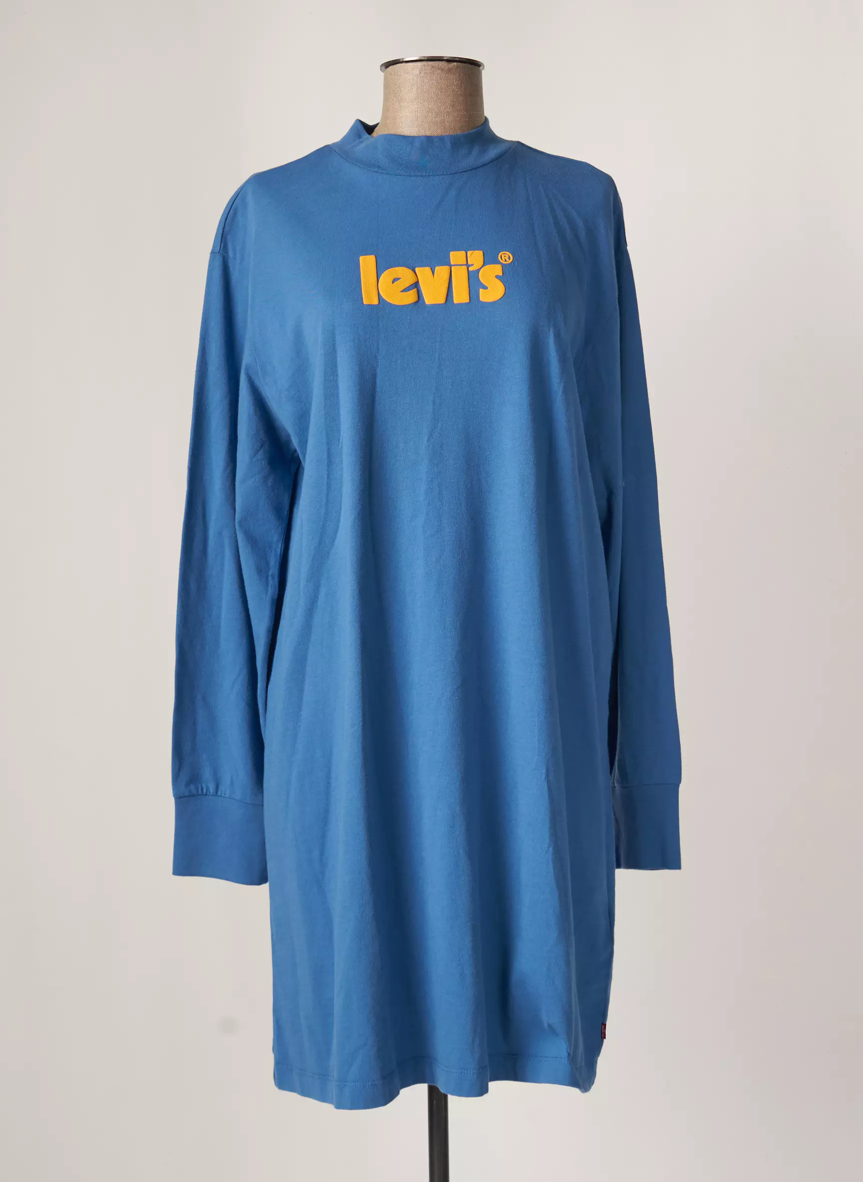 Levis Robes Mi Longues Femme couleur bleu