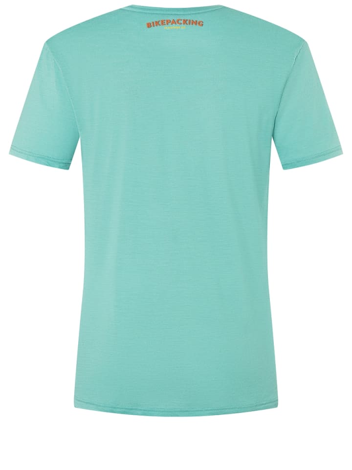 super.natural Merino T-Shirt M BIKEPACKING TEE in grün günstig kaufen