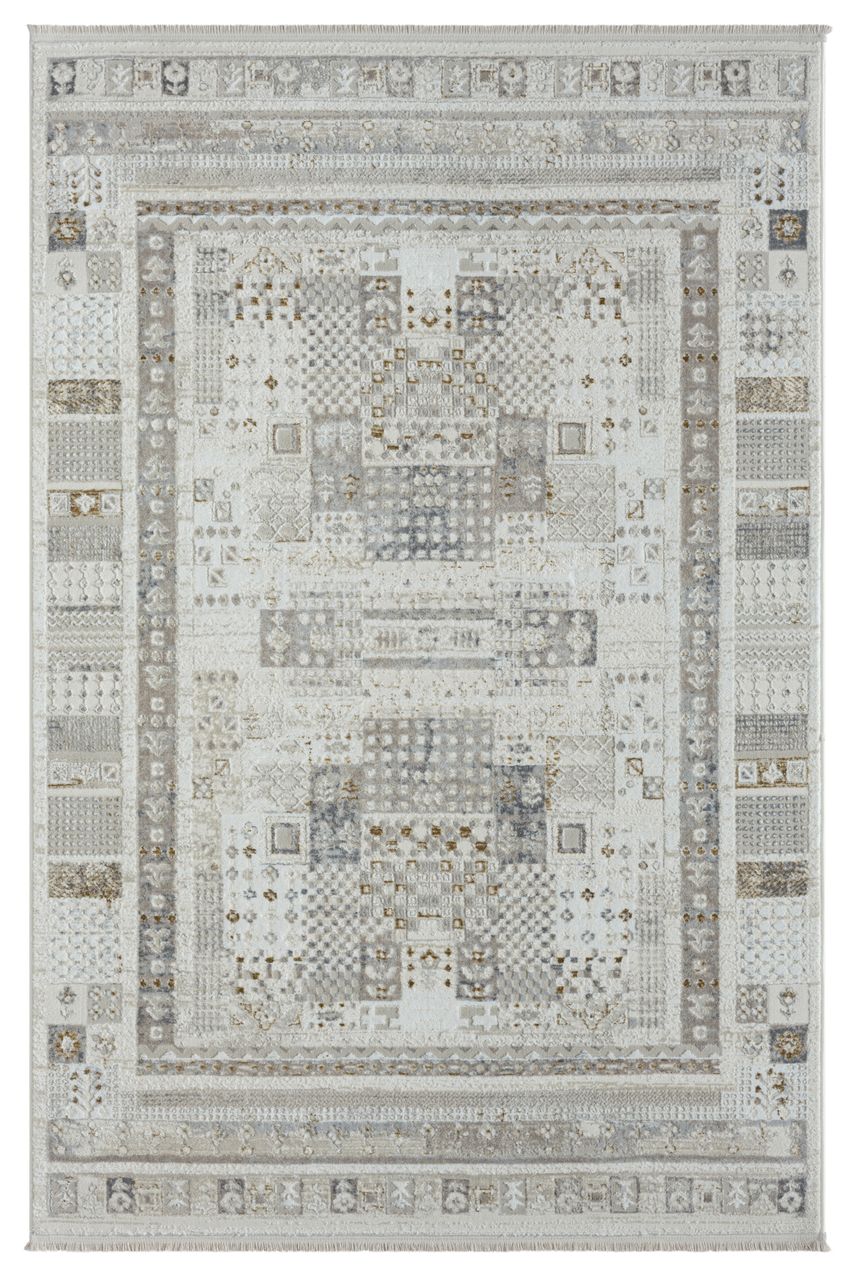 MyFlair Teppich Aria , 160cm x 230cm, Farbe Beige, rechteckig, Florhöhe 10mm