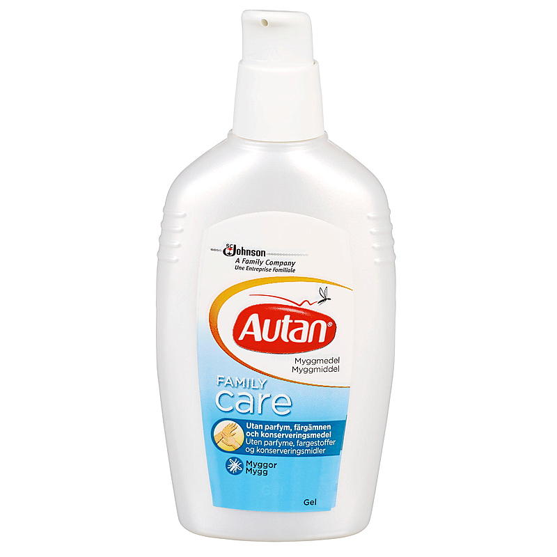 Autan Myggmiddel Family Care Gel 100 ml, Autan