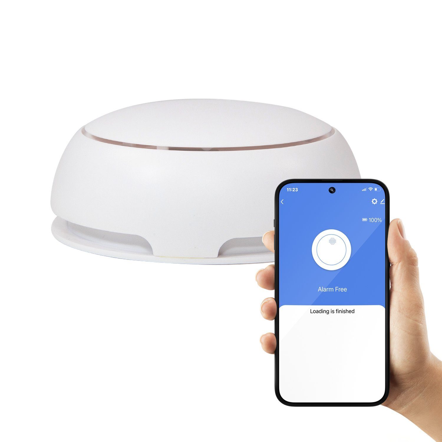 XCOAST SMART HOME 85dB WLAN Rauchmelder (INNEN, WEISS, ALARMBENACHRICHTIGUNG AUF DAS HANDY, KEIN HUB NÖTIG, SMART LIFE APP STEUERUNG, 5 JAHRE BATTERIELAUFZEIT)