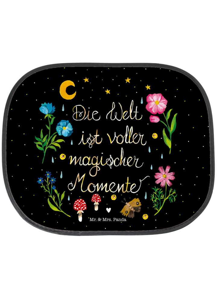 Mr. & Mrs. Panda Auto Sonnenschutz Magische Welt mit Spruch in Bunt günstig kaufen onesize