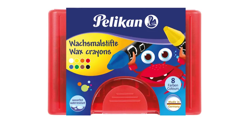 Pelikan Wachsmalstifte dick 8er-Box
