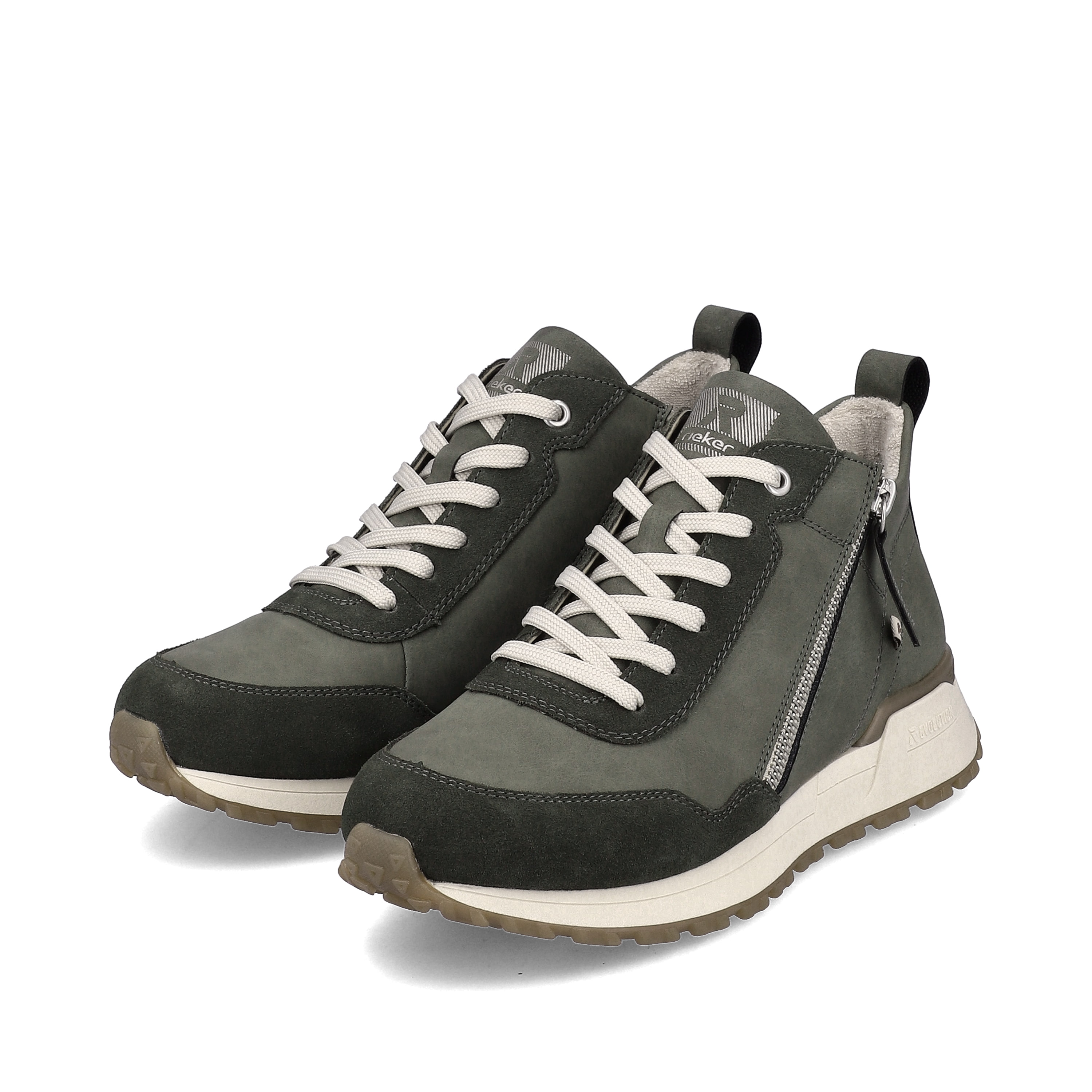 Rieker Damen Sneaker High leaf green