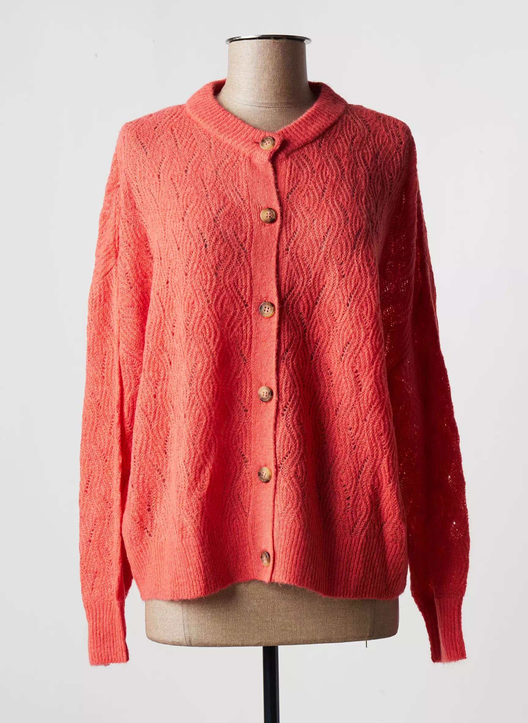 Edc Cardigans Femme couleur orange
