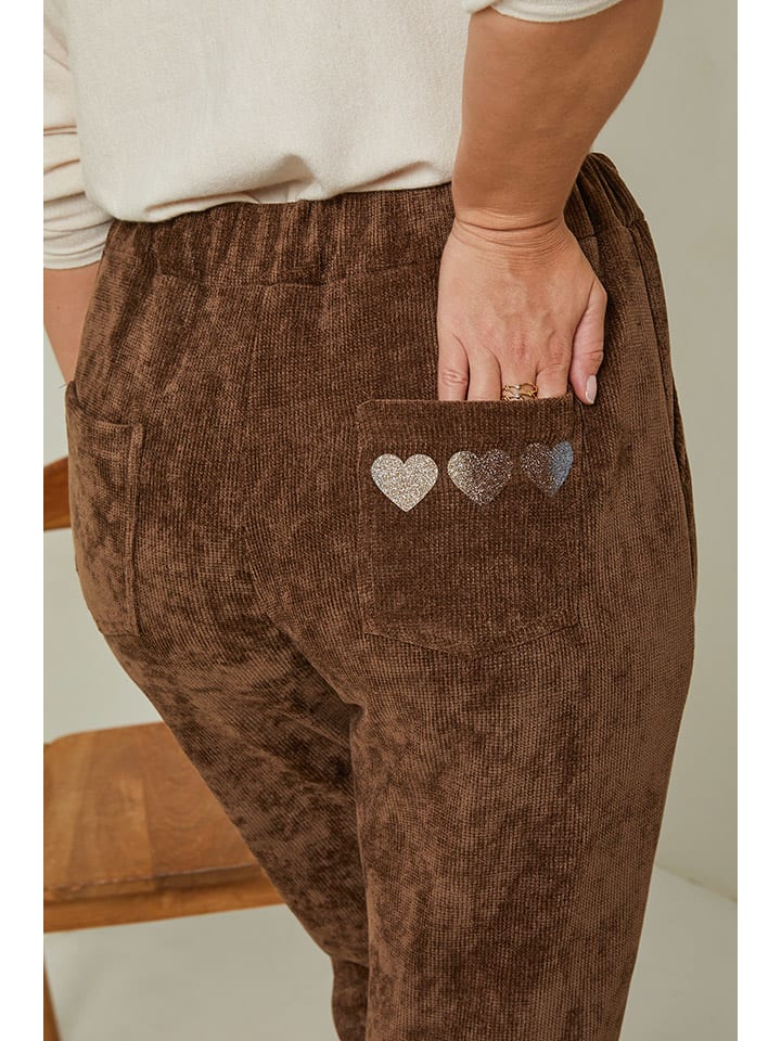 Curvy Lady Hose in Braun günstig kaufen