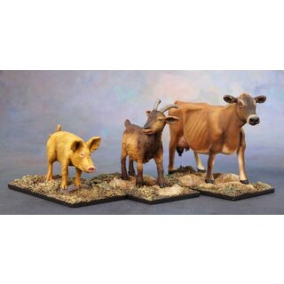 Animal Companions: Goat, Pig, Cow