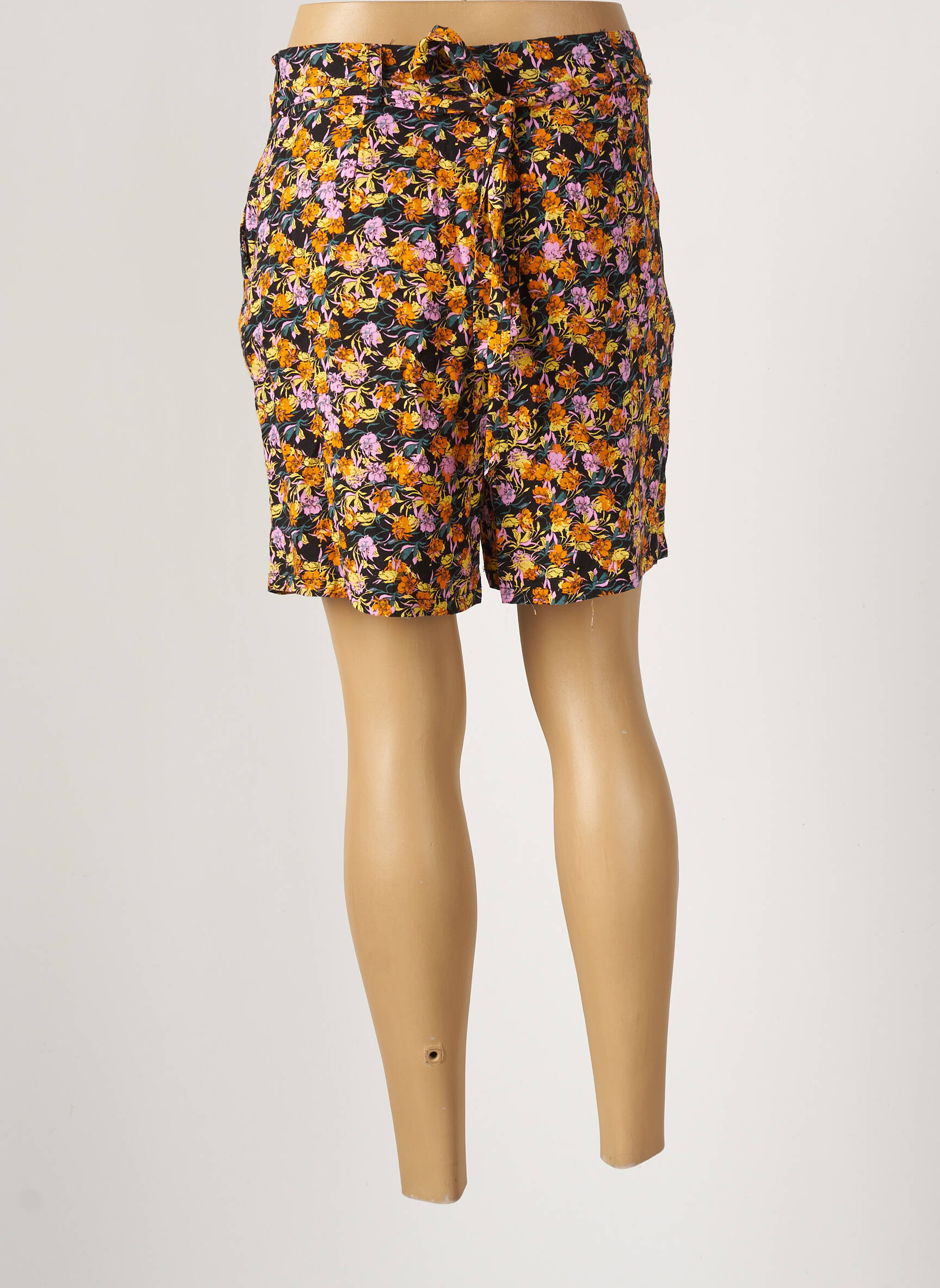 Ichi Shorts 1 Femme couleur noir
